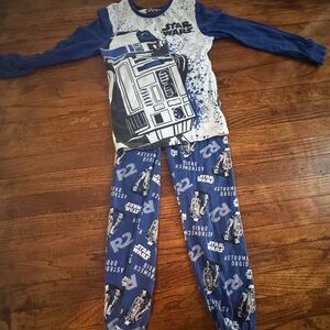 Star Wars Kids Pajama Set - Blue and White
